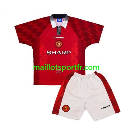 Maillot de Foot Manchester United Retro Enfant Domicile 1996